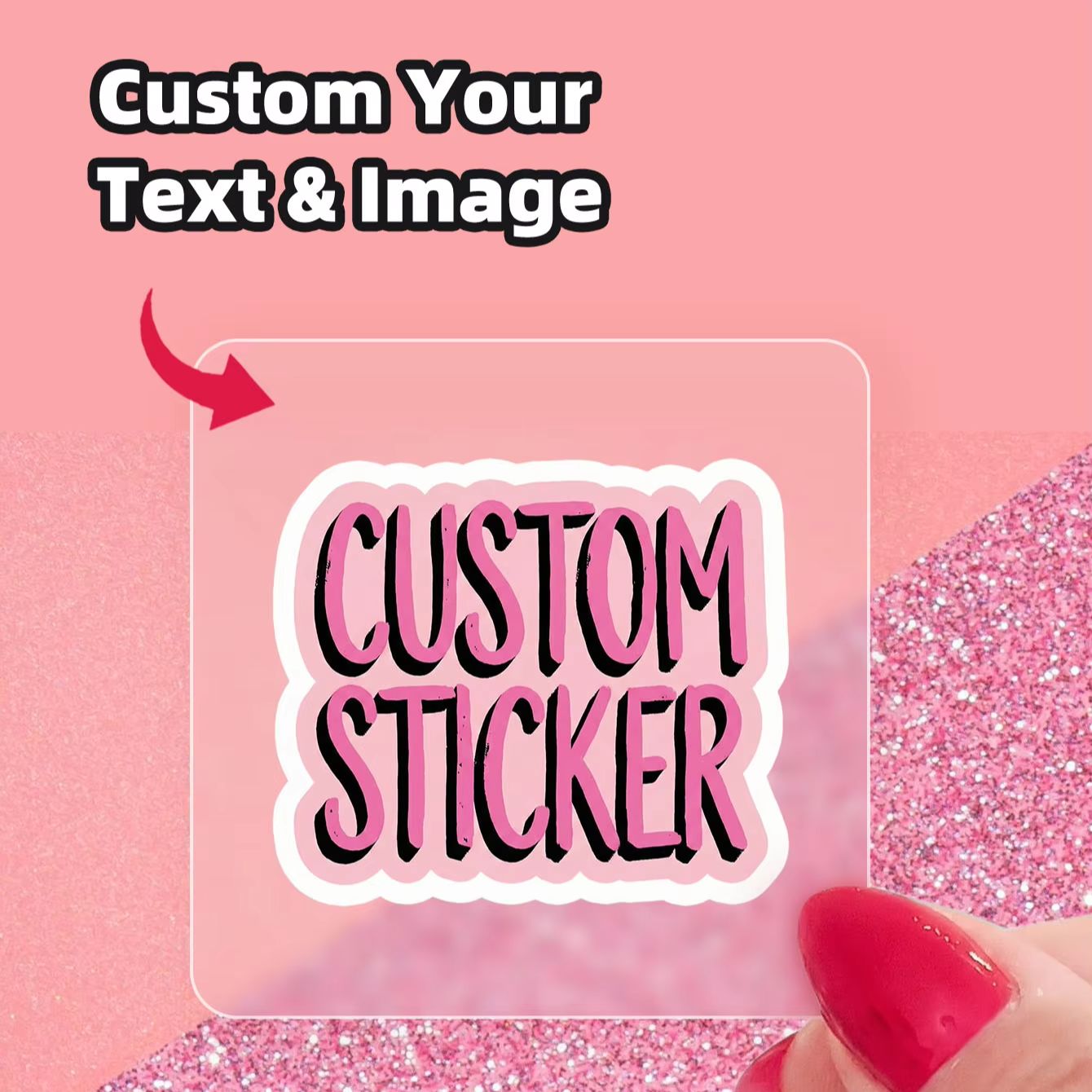1-180 قطعة ملصقات مربعة مخصصة  - مراجعة Personalised Candle Label وسعره