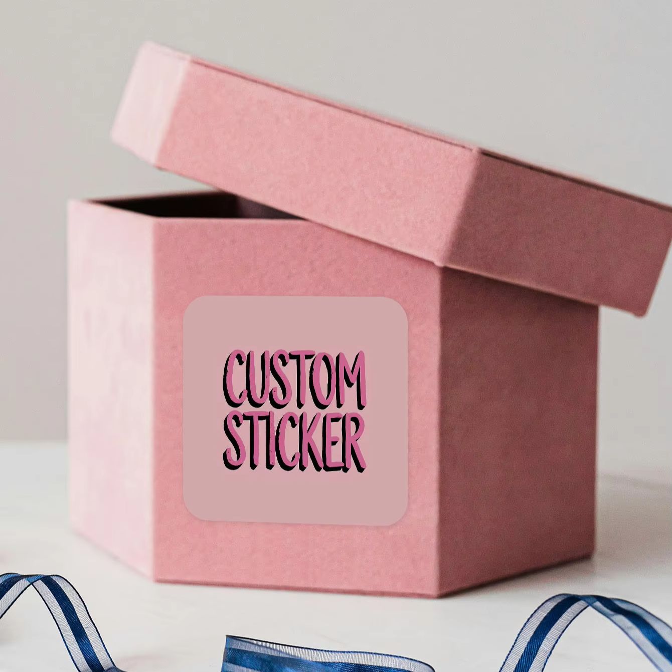 1-180 قطعة ملصقات مربعة مخصصة  - مراجعة Personalised Candle Label وسعره