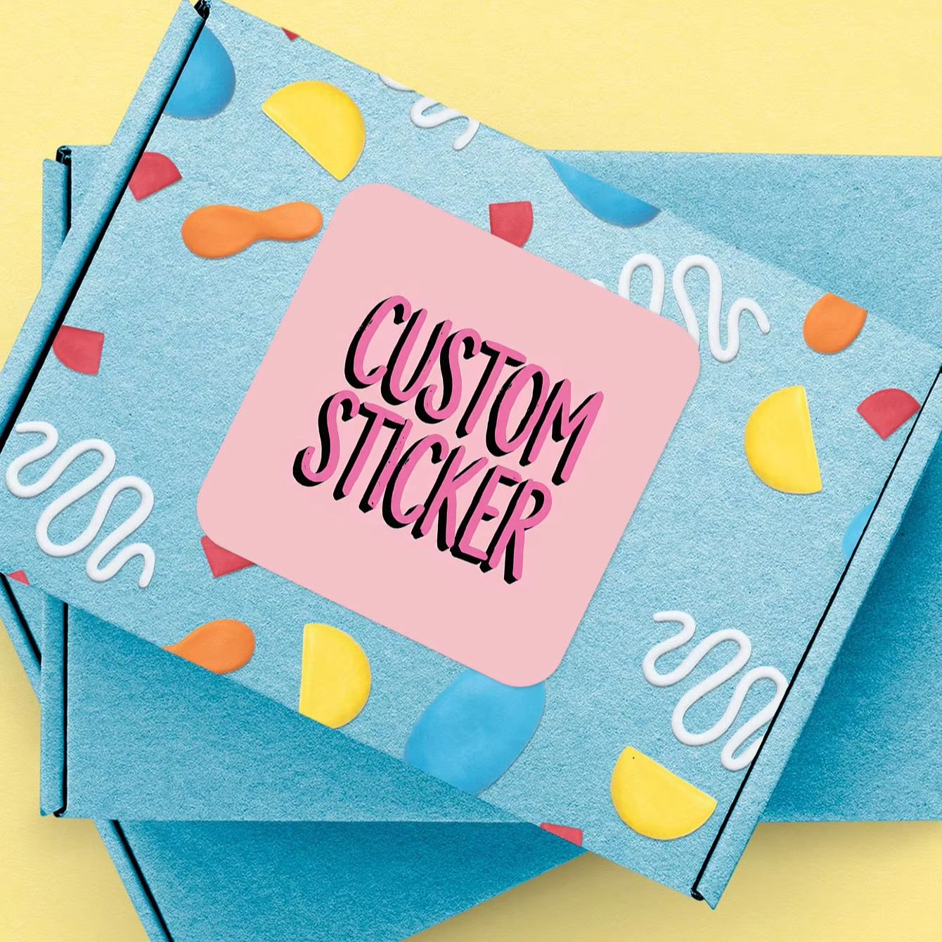1-180 قطعة ملصقات مربعة مخصصة  - مراجعة Personalised Candle Label وسعره