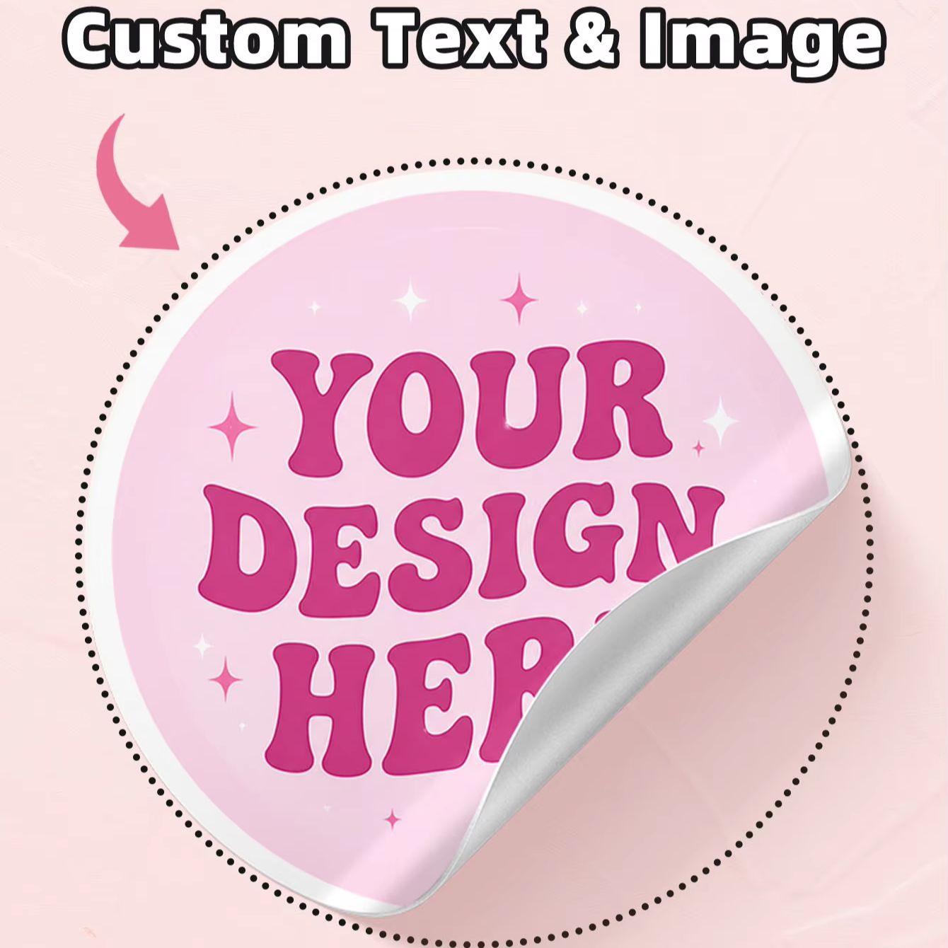 1-130 قطعة ملصقات دائرية شفافة - مراجعة Personalised Candle Label وسعره