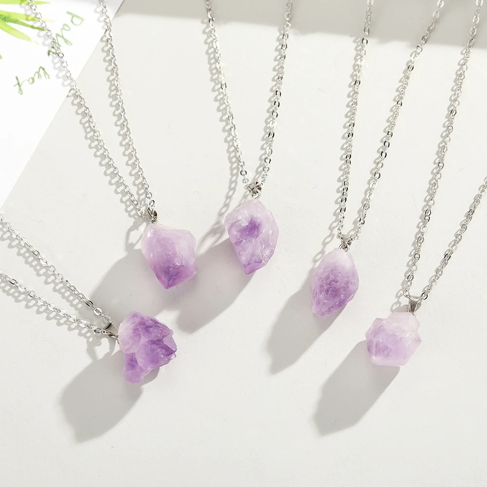 الطبيعية أوروغواي جمشت الخام ح - مراجعة Birth Flower Necklace وسعره