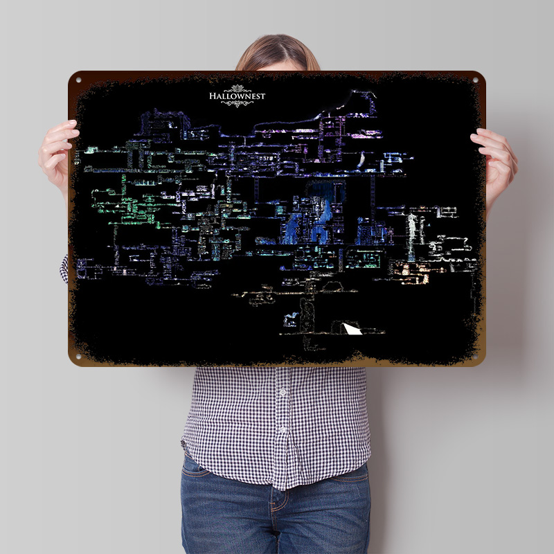 لوحة معدنية ثلاثية الأبعاد خفي - مراجعة Custom Map Poster وسعره